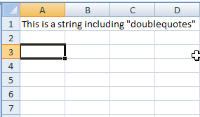 Adding Double Quotes in String Using Extra Quotes